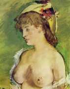 Edouard Manet: Bionda col seno nudo